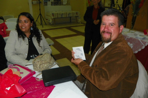 A pastor in San Luis Potosi, having just received a sample of our programs